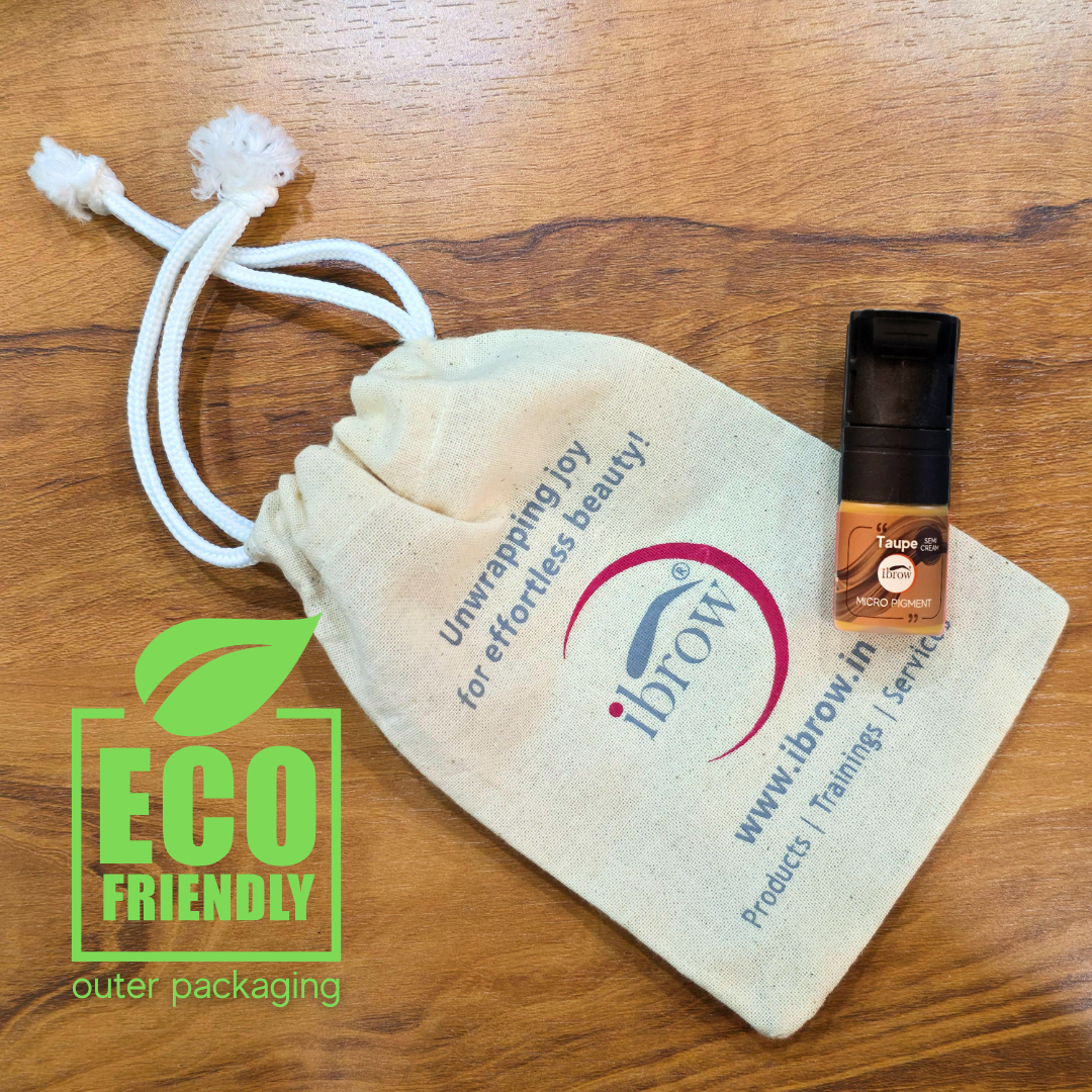 ibrow Taupe Semi Cream Pigment -Eco Friendly Outer packaging