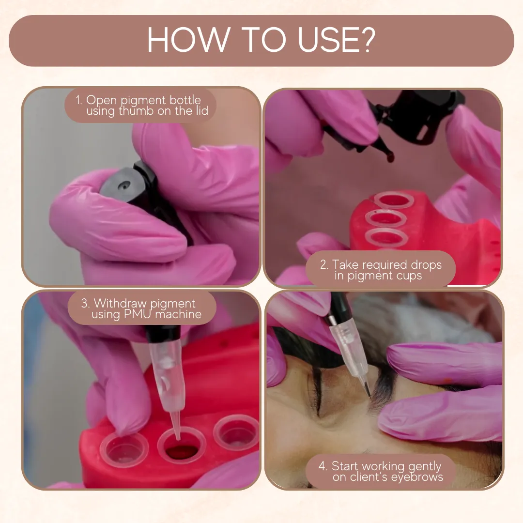 How to Use Black Brown Liquid Pigment 1