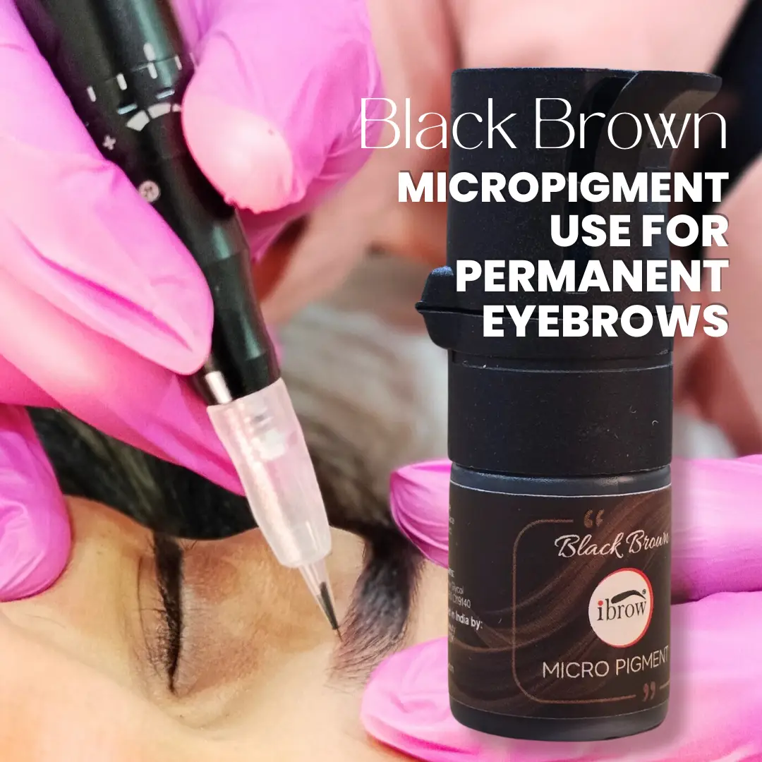 ibrow Black Brown Micropigment Use For Permanent Eyebrows