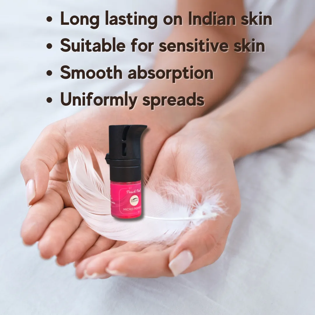 ibrow Liquid PMU Pigment for Lips – Peach Pink (5 ml) - Image 5