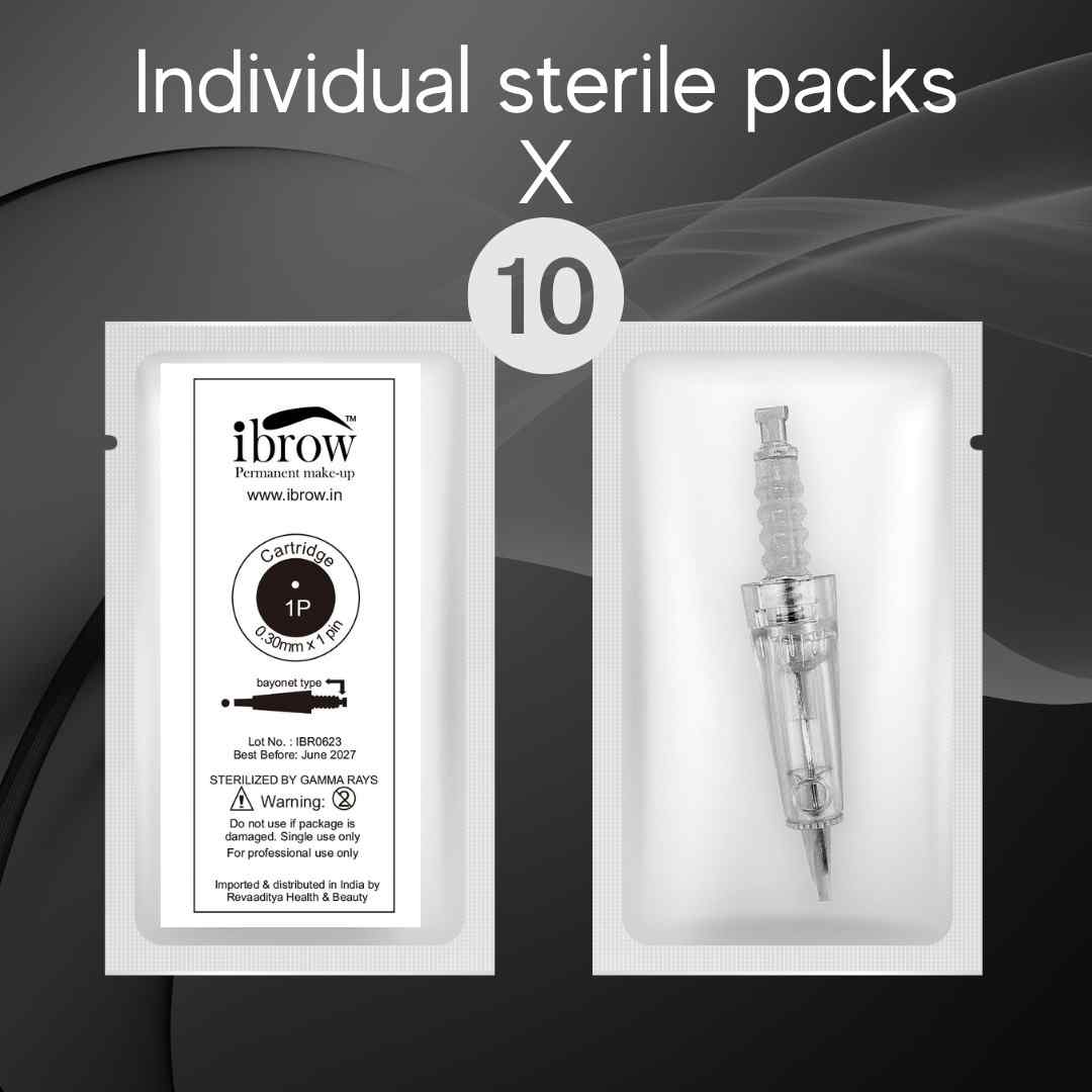 ibrow 1P – 1Pin Bayonet-Type Cartridges – 0.30 mm (10 Pcs) - Image 4