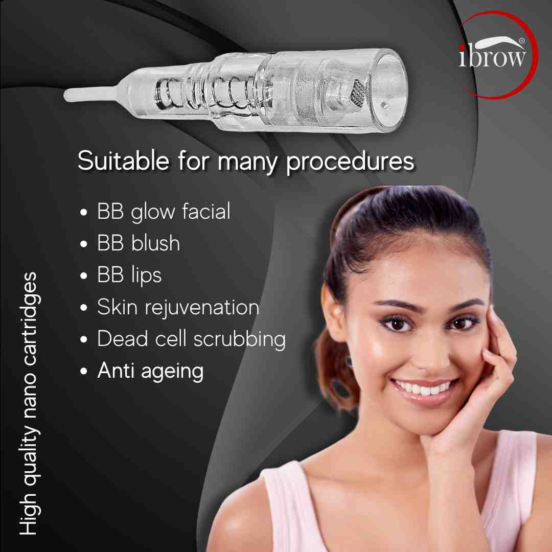 ibrow 3D Nano Square Screw-Type Cartridges (10 Pcs) - Image 5
