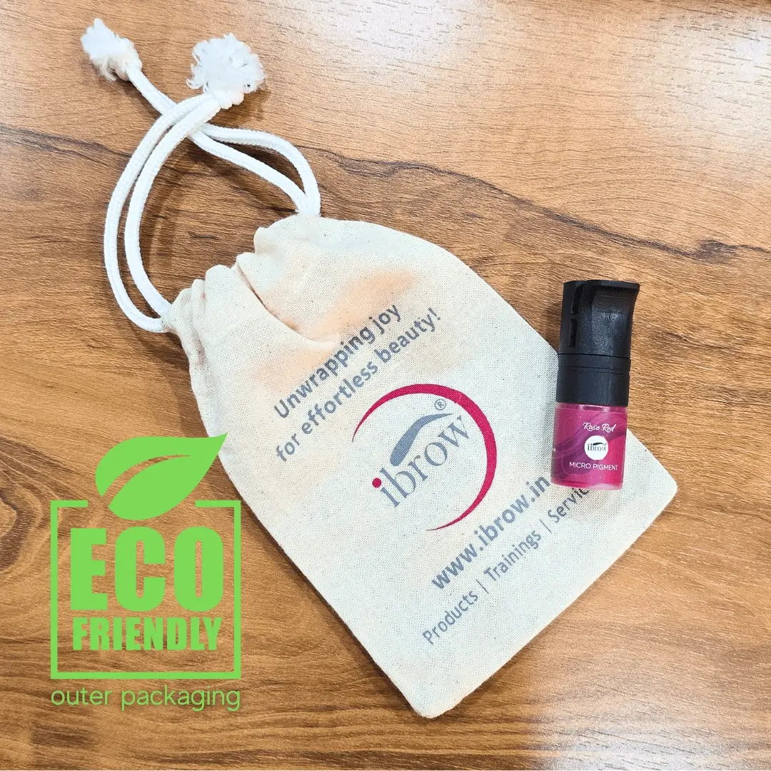 Eco Friendly ibrow Permanent Makeup Rose Red Liquid Pigment for Lips - (5ml Bottle)