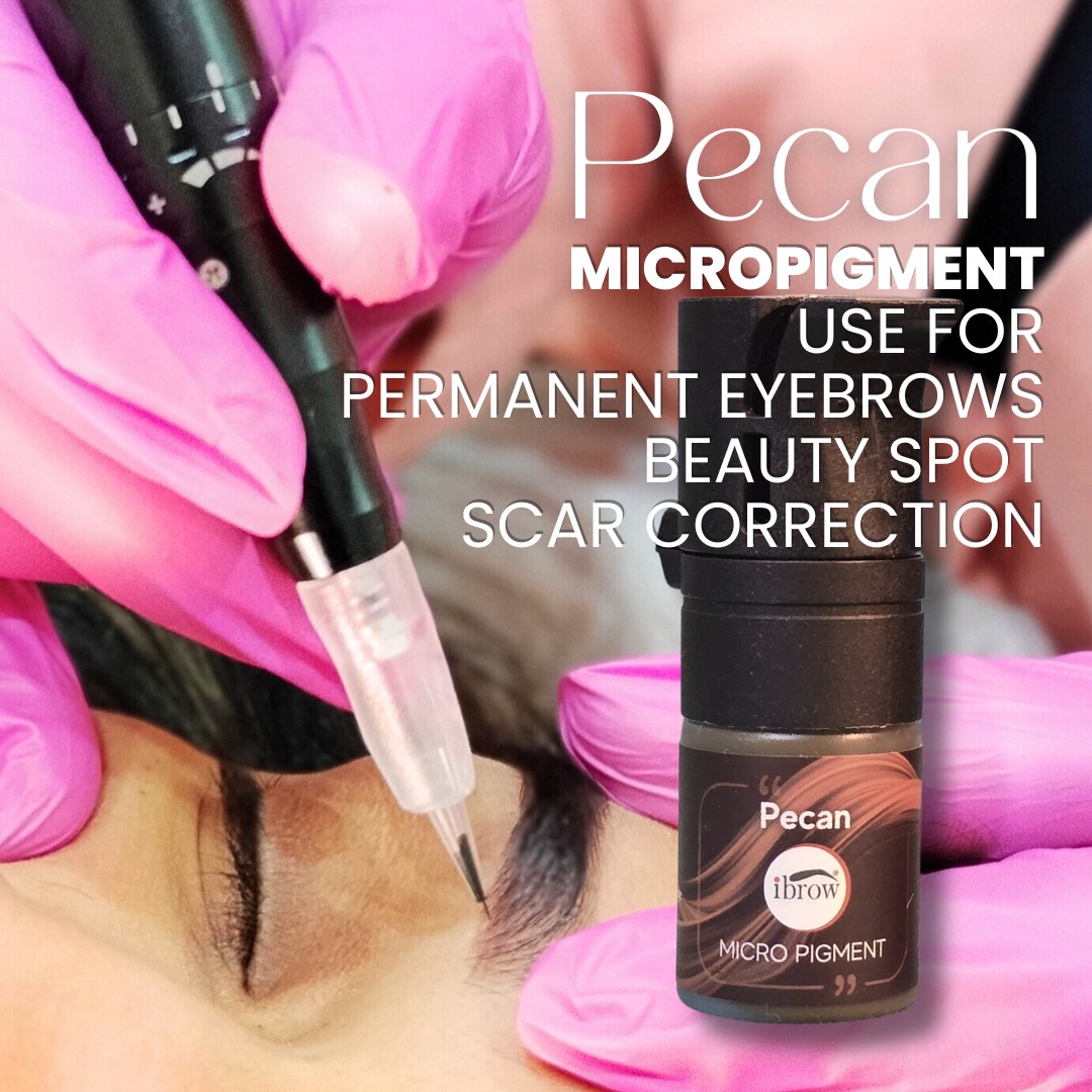 ibrow Liquid PMU Pigment for Vitiligo, Eyebrows, Eyeliner and Scalp – Pecan - Image 5