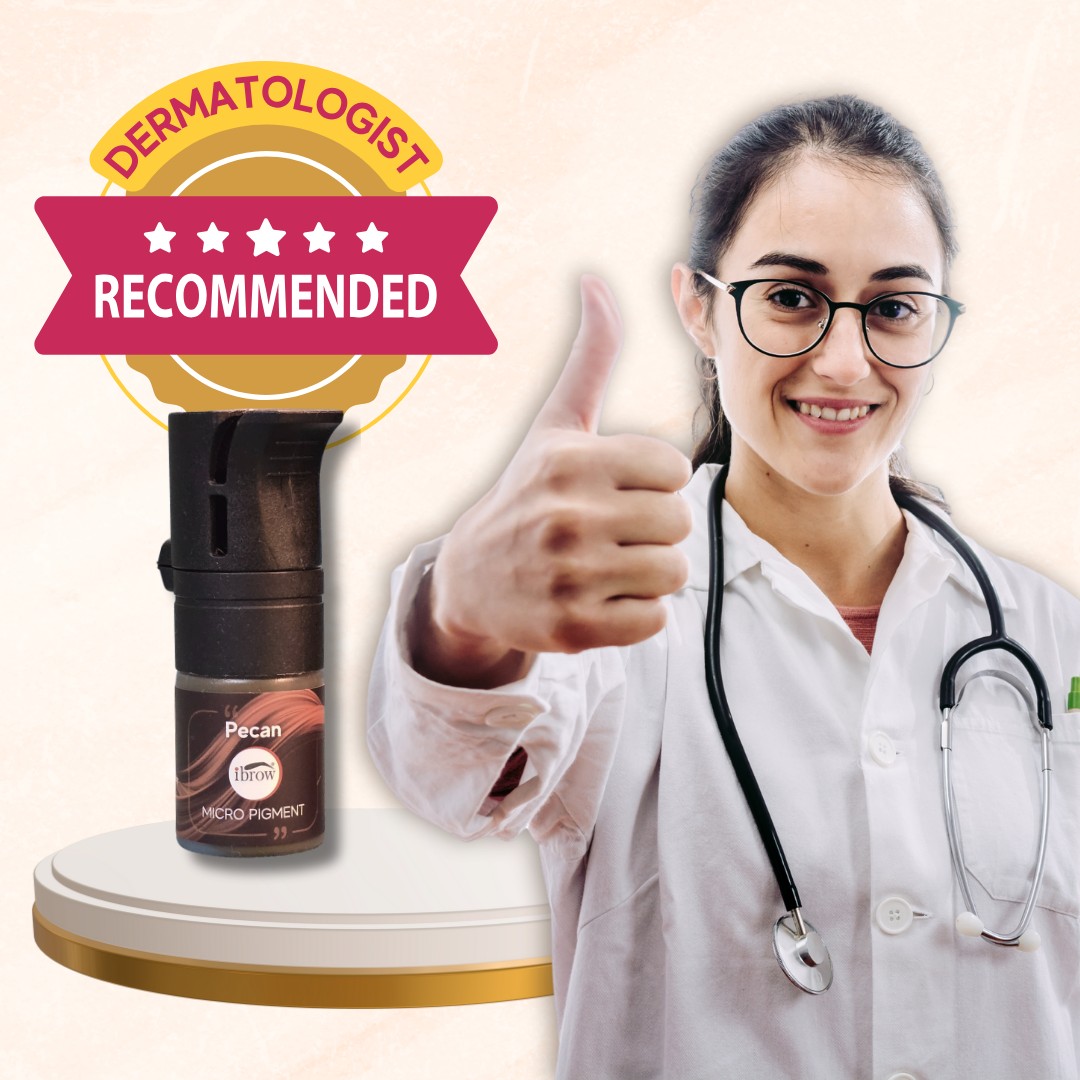 ibrow Liquid PMU Pigment for Vitiligo, Eyebrows, Eyeliner and Scalp – Pecan - Image 7