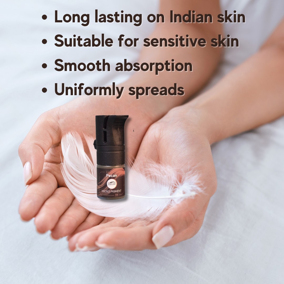 ibrow Liquid PMU Pigment for Vitiligo, Eyebrows, Eyeliner and Scalp – Pecan - Image 8