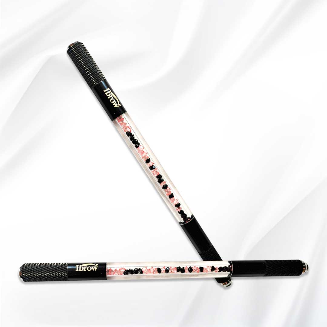 ibrow Pink Black Crystal Semi Permanent Manual Microblading Makeup Pen Holder 5