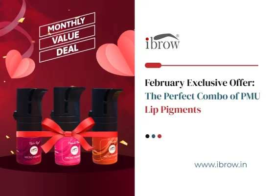 ibrow february exclusive offer: the perfect combo of PMU lip pigments