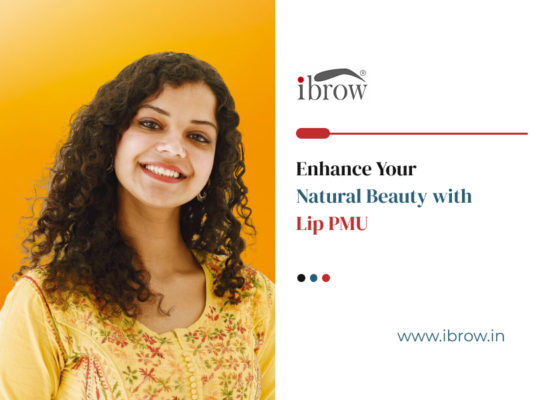A beautiful smiling beautiful girl ibrow enhance your natural beauty with Lip PMU