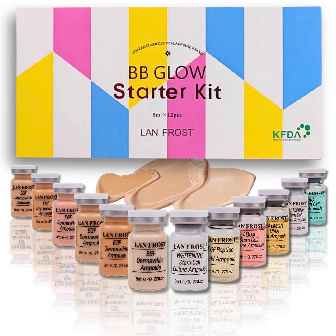 Lan Frost BB Glow Facial Kit for Indian Skin Tones (6 Pigments + 6 Serums)