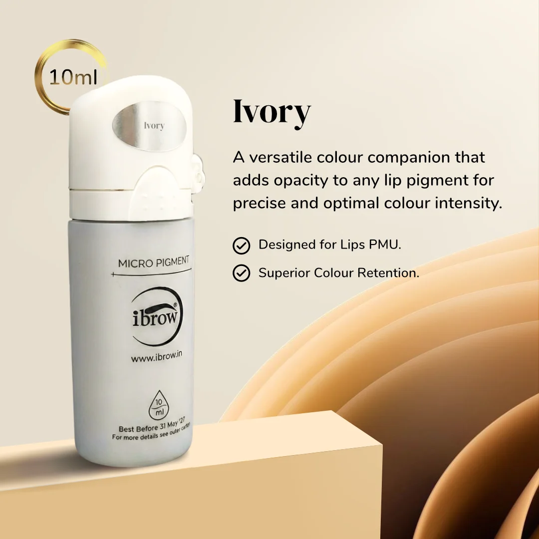 ibrow Ivory Semi-Cream Premium Pigment for Lips – 10 ml