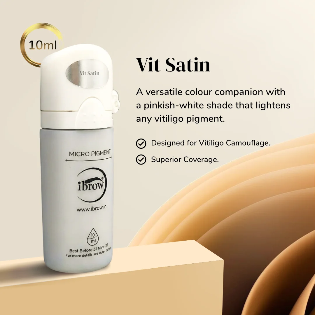 ibrow Vit Satin Semi-Cream Premium Pigment for Vitiligo Camouflage – 10 ml