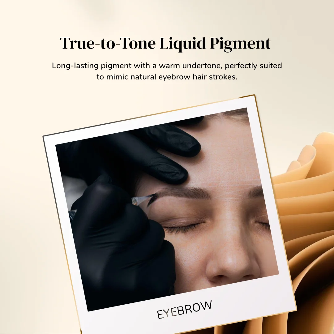 ibrow Honey Brown Premium Liquid Pigment for Eyebrow PMU – 5ml - Image 2