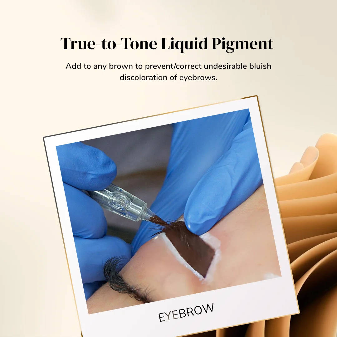 ibrow Lava Orange Premium Liquid Pigment for Eyebrow PMU – 5ml - Image 2
