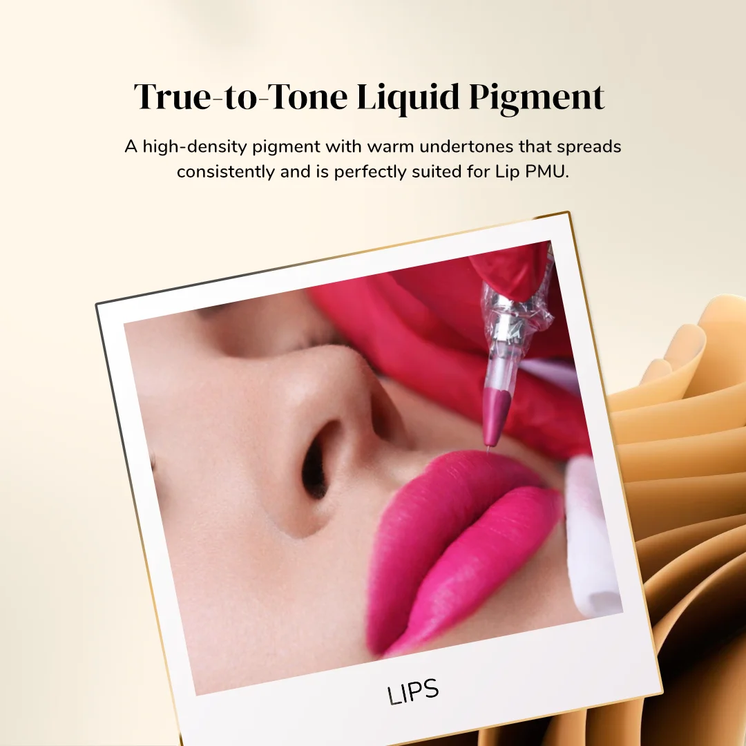 ibrow Peach Pink Premium Liquid Pigment for Lip PMU – 5ml - Image 2