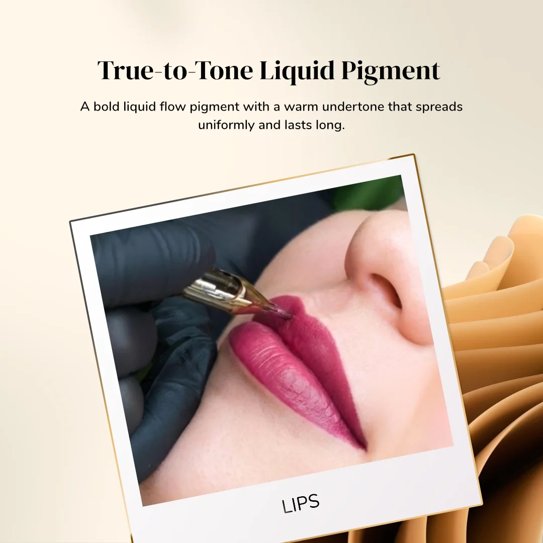ibrow Rani Pink Premium Liquid Pigment for Lip PMU – 5ml - Image 2