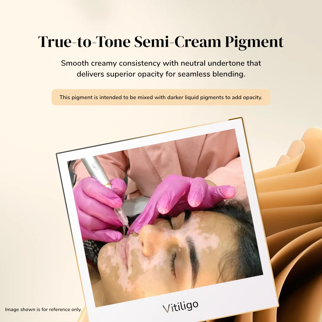 ibrow Vit Satin Semi-Cream Premium Pigment for Vitiligo Camouflage – 10 ml - Image 2
