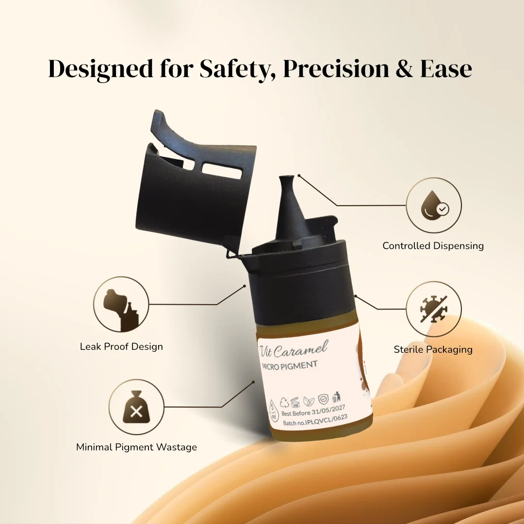 ibrow Vit Caramel Premium Liquid Pigment for Vitiligo Camouflage – 5ml - Image 4
