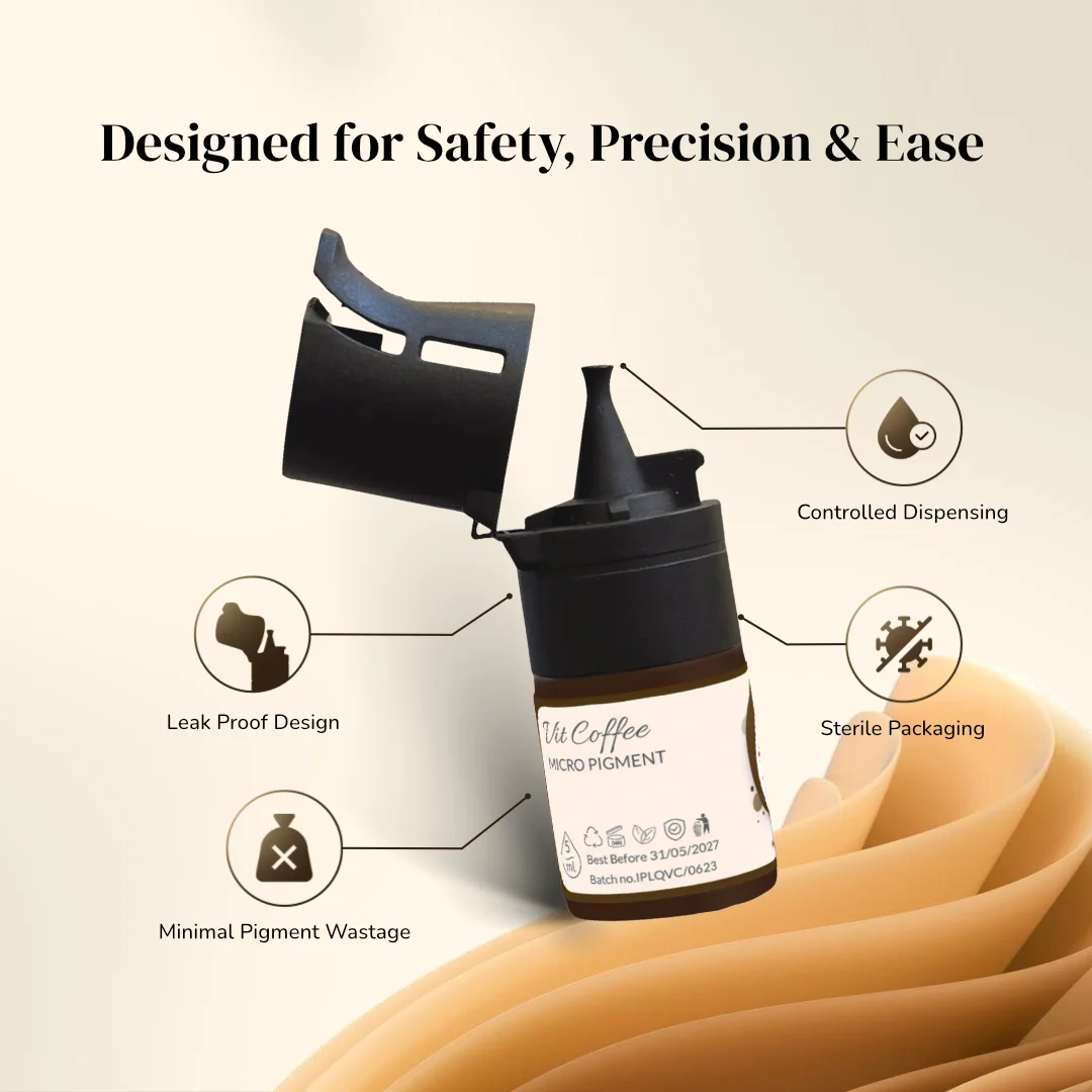 ibrow Vit Coffee Premium Liquid Pigment for Vitiligo Camouflage – 5ml - Image 4