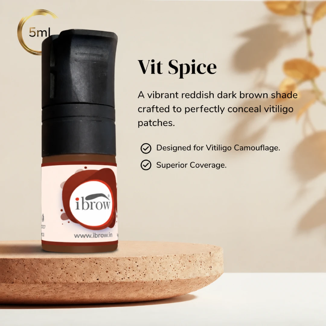 ibrow Vit Spice Premium Liquid Pigment for Vitiligo Camouflage – 5ml